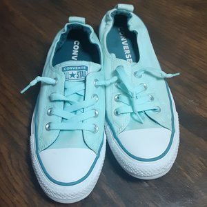 Light Blue Low Top Classic Converse